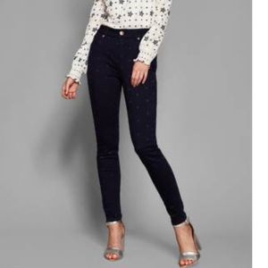 COPY - Ted BakerDahlene Embroidered Star Skinny size 28
